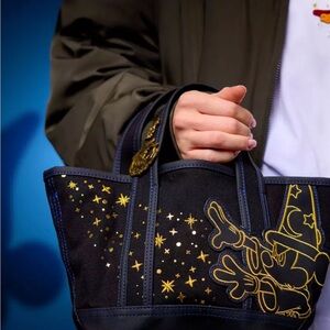 Disney Store Exclusive Sorcerer Mickey mini tote bag.